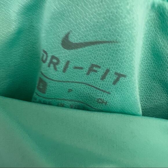 New Nike Dry Fit Running Shorts Mint Green Women's S - Picture 3 of 3
